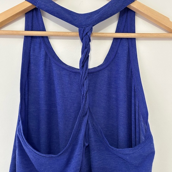 Gap Fit EUC Twist back Tank Top Blue Size S - Picture 3 of 4
